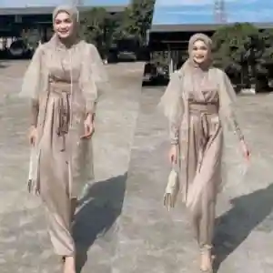Dress Kimono Full Brokat