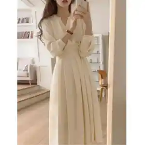 Model Baju Lebaran 2024 Dress Korea Selutut